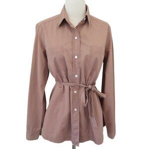 DRIES VAN NOTEN Tie waist button up shirt IT 42 US 6